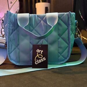 Art Class Blue Quilted Women's Bag